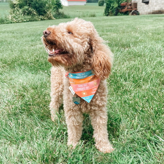 Suns Out Tongues Out Scrunchie Bandana