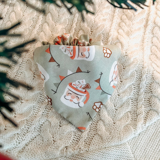 Christmas Pup Cup Scrunchie Bandana