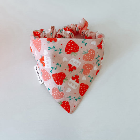 Berry Sweet Scrunchie Bandana