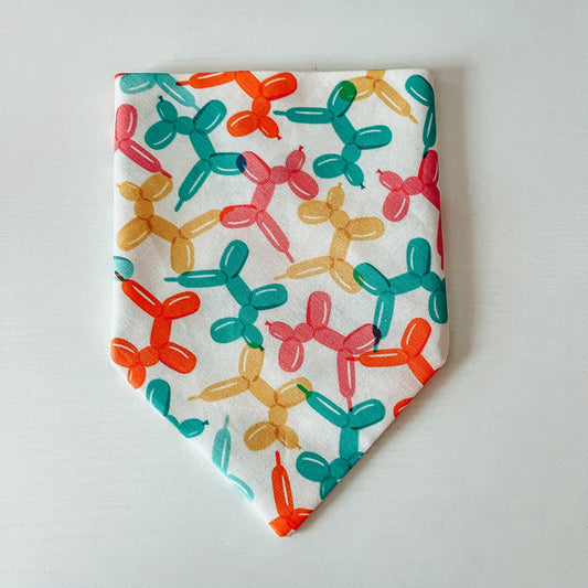 Birthday Balloons Dog Bandana