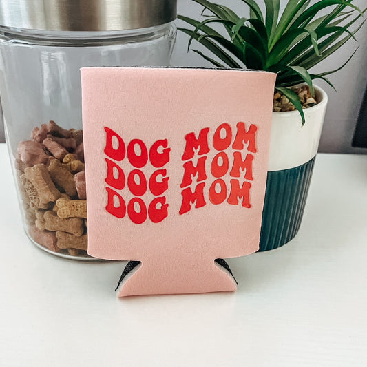 Retro Dog Mom Coozie